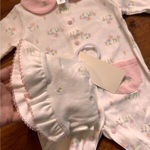 Carter's Sweet Daisy Baby Onesie with Pink and White